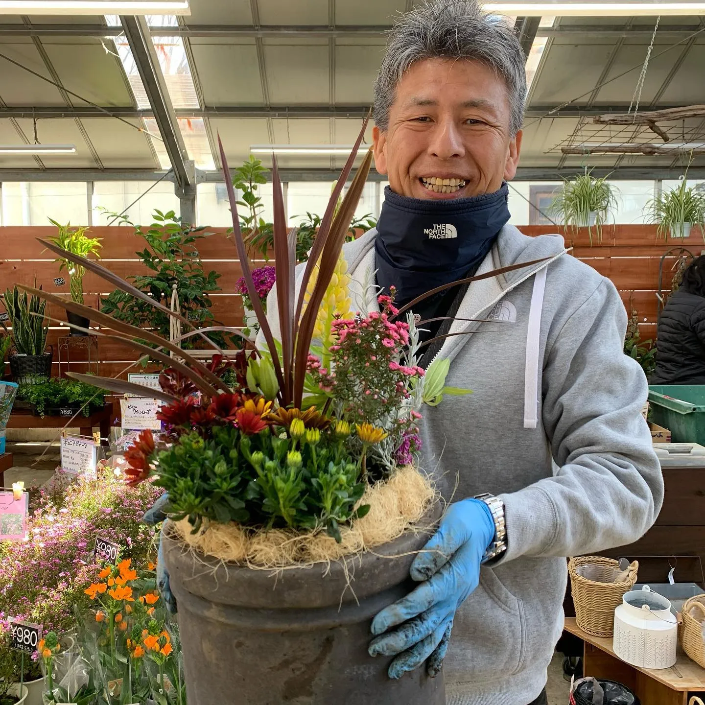 タキイ種苗園芸部　山田真司さん寄せ植えパフォーマンス🥳